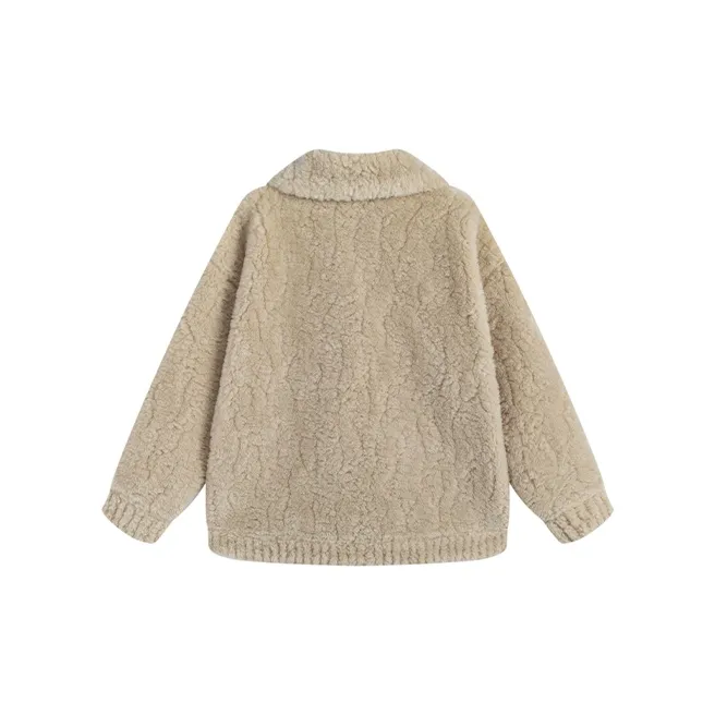 KING PRINCE Velvet feel Coat Women's Coffee-1
