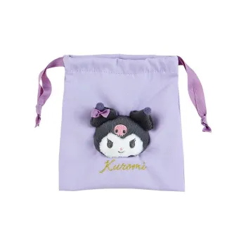 Sanrio Polyester Drawstring Bag Storage Bag Women's Purple
