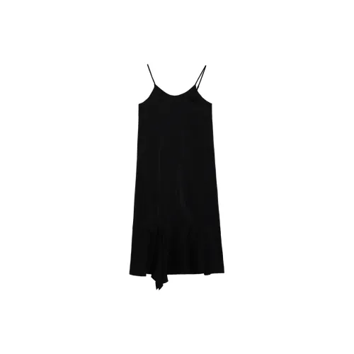 THE SEA LIFE Slip Dresses Women's Black Mage