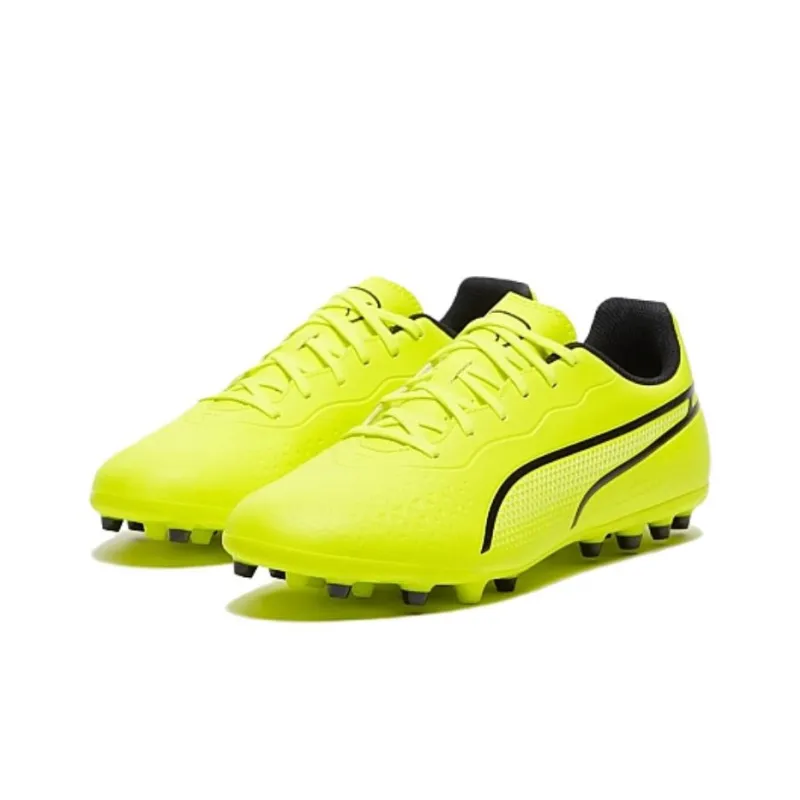 PUMA King Match Mg Cleats 'Solar Yellow Black'-1