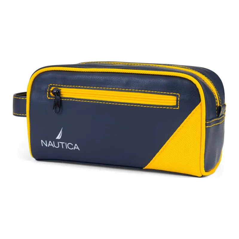 NAUTICA Imitation Leather Storage Bag Men's Yellow-0