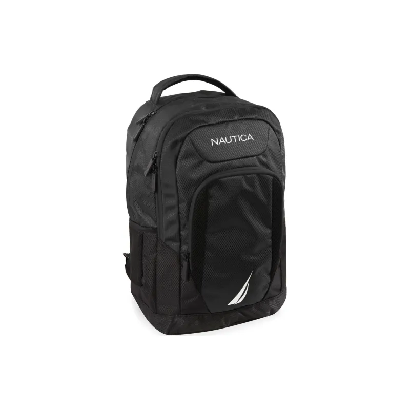 NAUTICA Polyester Backpack Men's Black-1