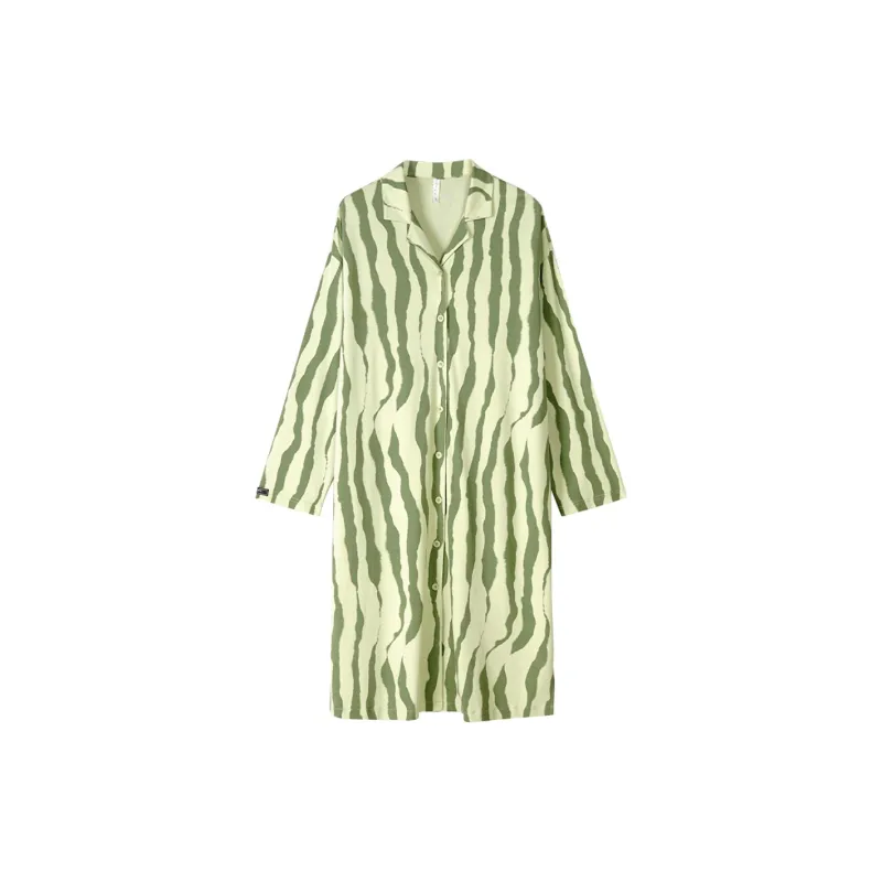 Same Language Nightgown Women's Black And Yellow Tiger Orchid-0