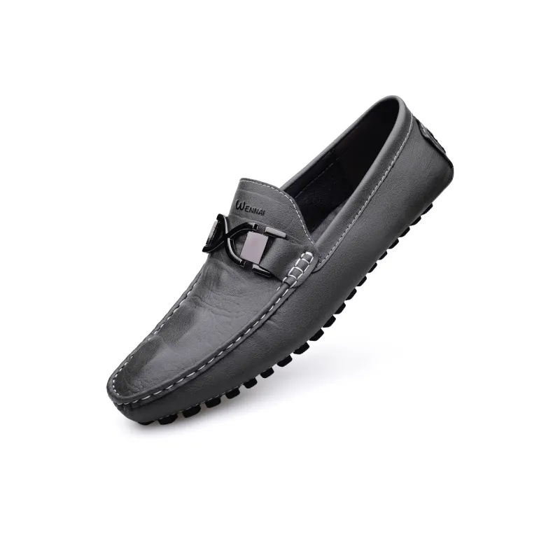 Wen Nai Beanie Shoes Men's Gray-2