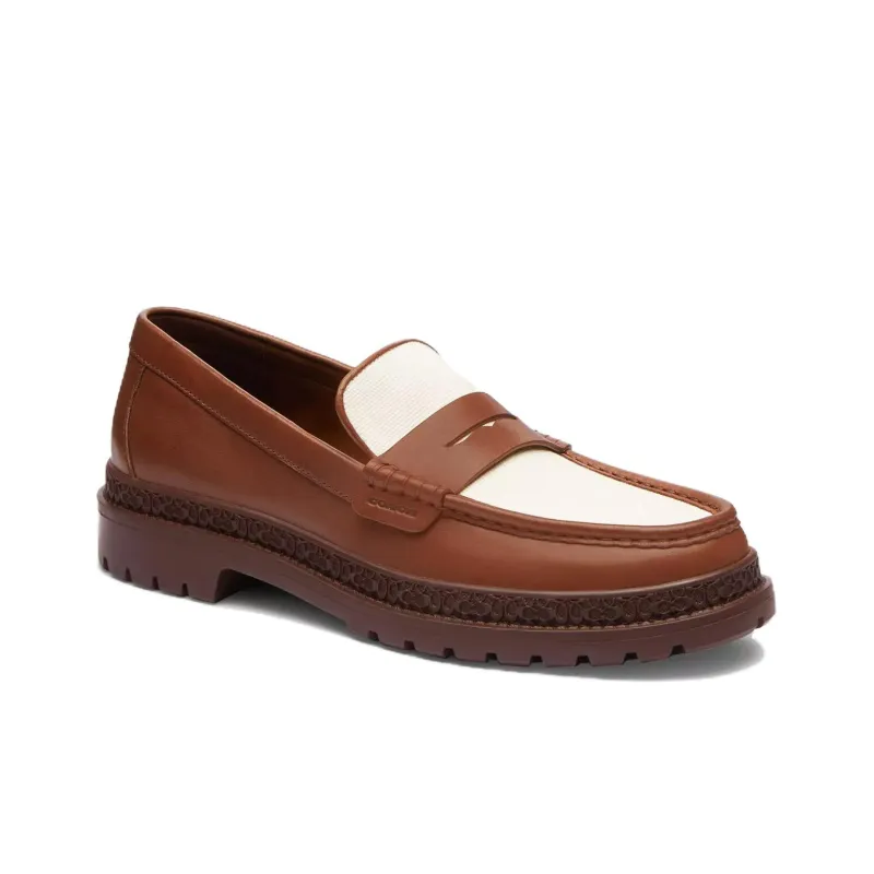 COACH Cooper Leather Loafers-2