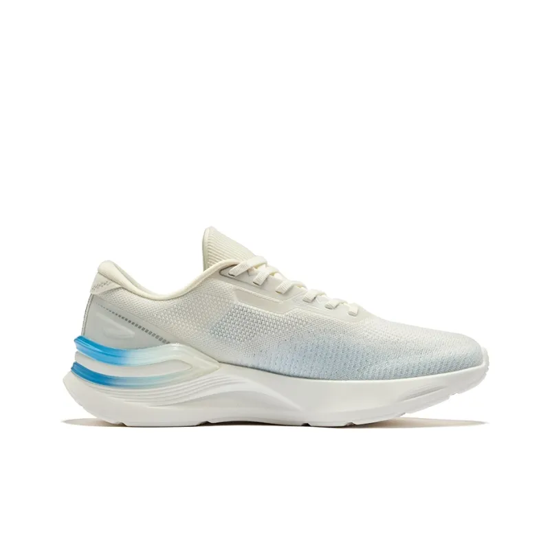 Erke Cushioning Breathable Low-Top Running Shoes Men's Microcrystal White & Misty Blue-1
