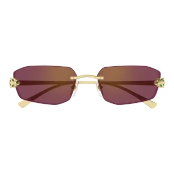 Cartier Geometric Frame Sunglasses