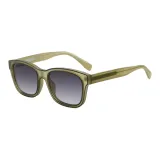 Green Frame with Dual Gray Lenses