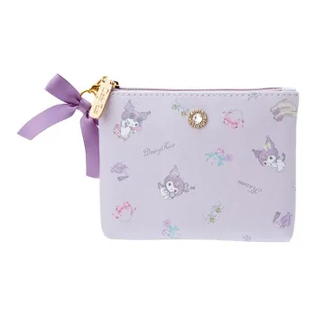 Sanrio PU Card Holder Wallet Mini Women's Purple