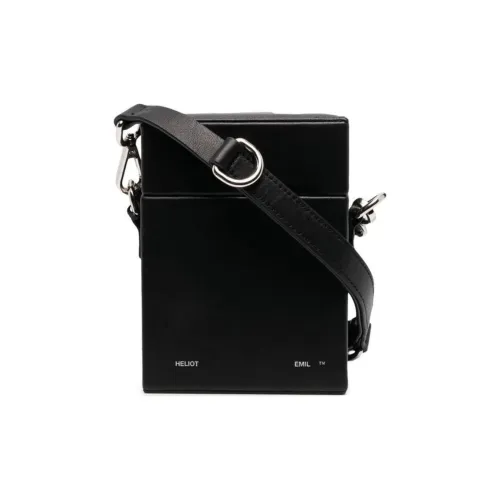 HELIOT EMIL Leather-box Messenger Bag