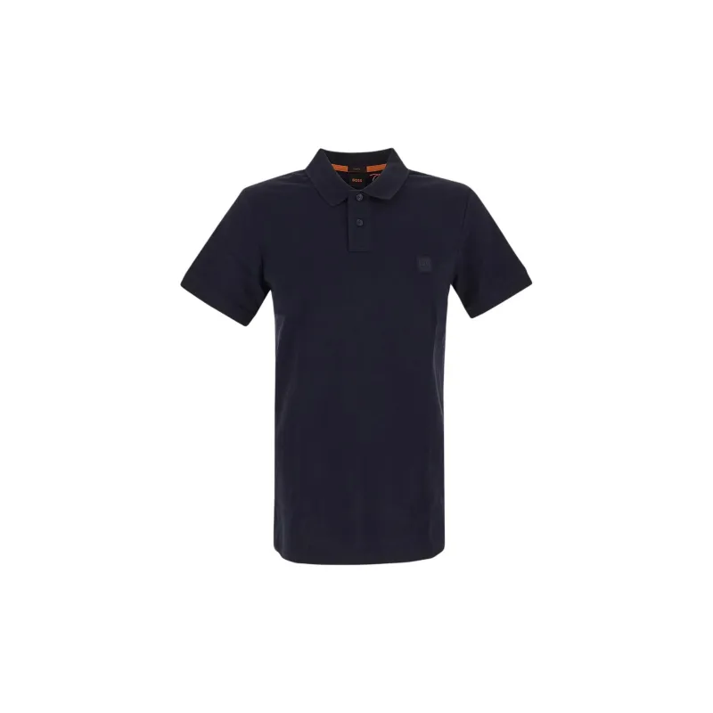 HUGO BOSS Logo Patch Short Sleeved Polo Shirt-6
