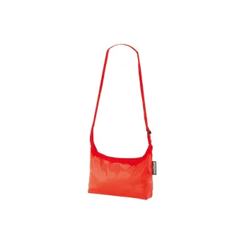 MONTBELL Nylon Crossbody Bag, Shoulder Bag Small Size Unisex Vermilion