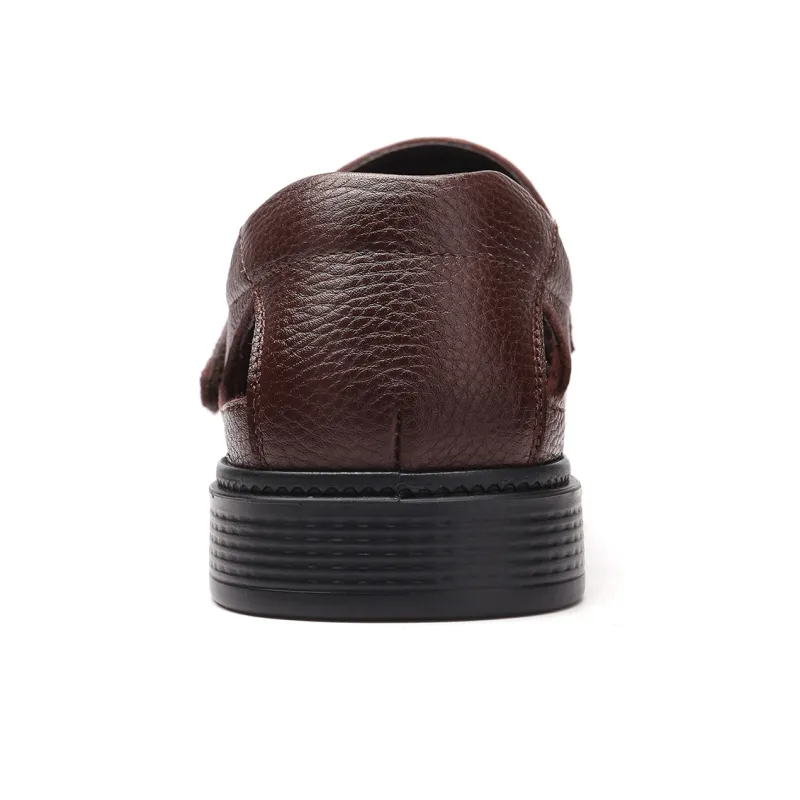 Strongman Men's Casual Shoes Men Low Top Black/Brown-7
