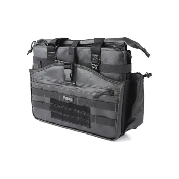 MAGFORCE 1200D Coated Fabric Handbag Medium Size Men's Black