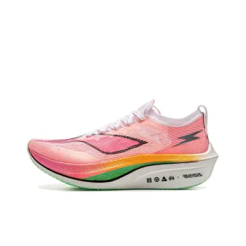 LiNing Feidian 4 Elite Cushioning Anti Slip And Wear Resistant Low Top Running Shoes Unisex Pink