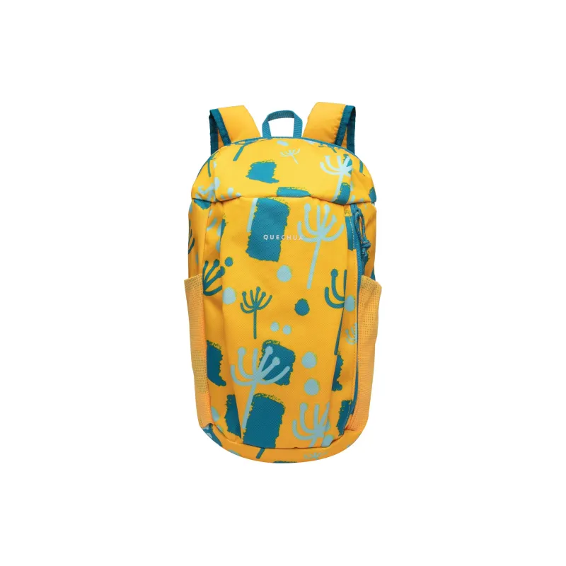 DECATHLON Polyester Hiking Bag Backpack Unisex Yellow With Fluorescent Bright Orange-0