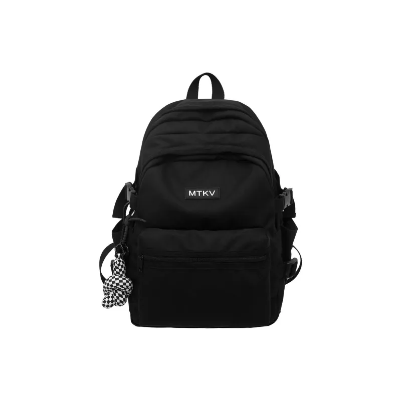 Travel Nylon Backpack Regular Unisex White/Black/Blue/Pink-6