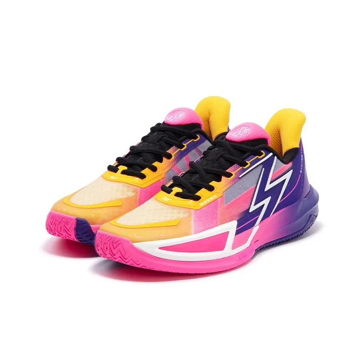 361° Big3 4.0 QUICK Basketball Shoes Men Low Top Vintage Yellow/361 Degrees White-2