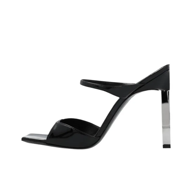 The Attico 110mm Patent-leather Sandals-0