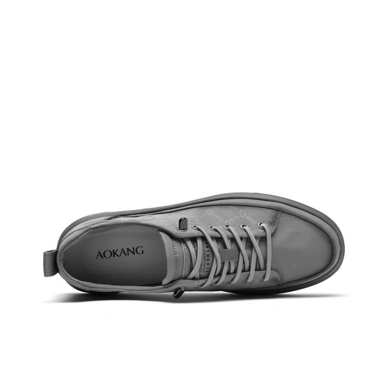 AOKANG Wear-Resistant Slip-Resistant Low-Top Skateboard Shoes Men's Exclusive Box-3