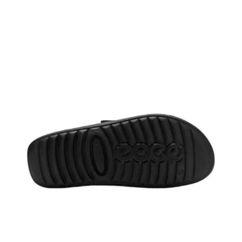 Ecco Slide Slippers 4.5cm Women's Black-3