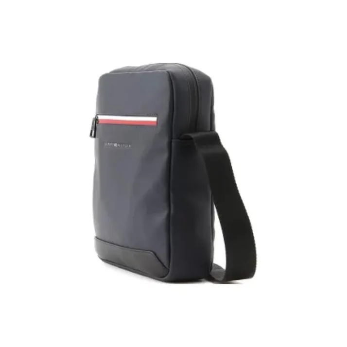 Tommy Hilfiger Synthetic Leather Reporter Bag Shoulder Bag Crossbody Bag Medium Size Men's Blue-1