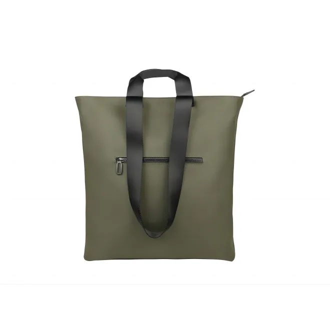 TUCANO PU GOMMO Portable One Shoulder Computer Commuter Bag Unisex Black/Olive Green/Light Cyan/Navy Blue-4