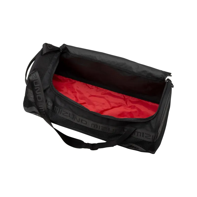Mizuno Polyester Portable One Shoulder Backpack Unisex Black-2