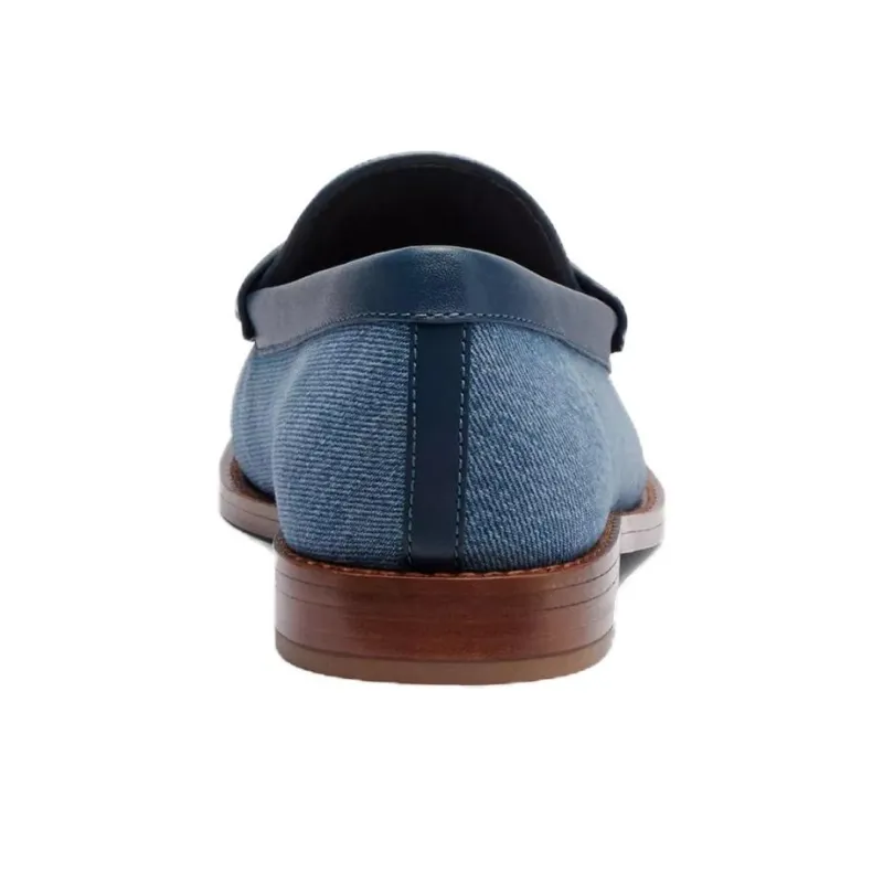COACH Jolene Leather-trim Loafers-3