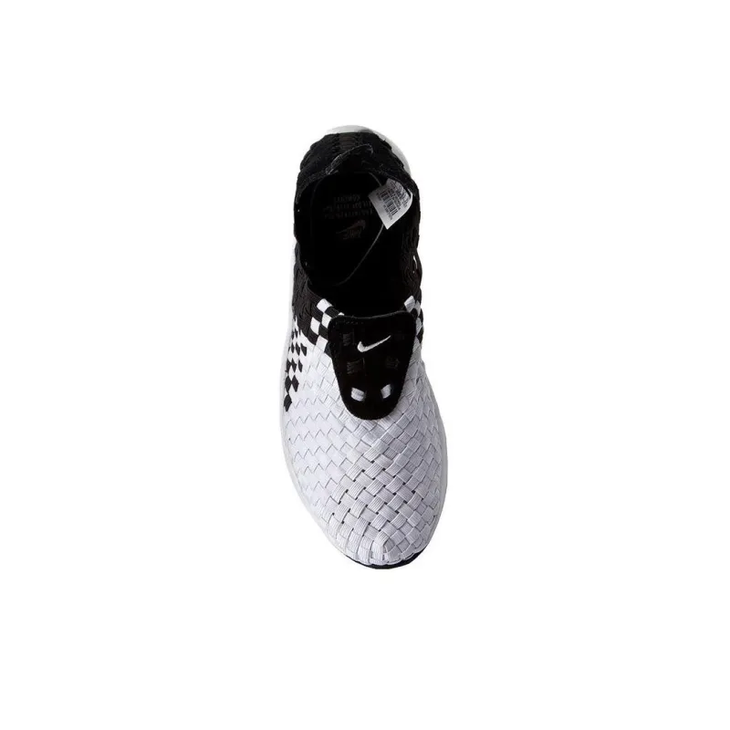 Nike Air Woven Premium Cushioning Breathable Lightweight Low-Top Casual Shoes Unisex Black White-3