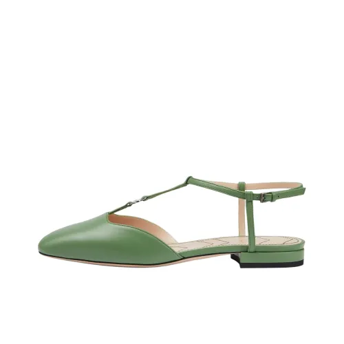 GUCCI Casual Single Shoes Women's Green