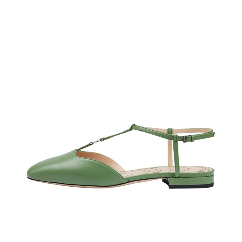 GUCCI Casual Single Shoes Women's Green-0