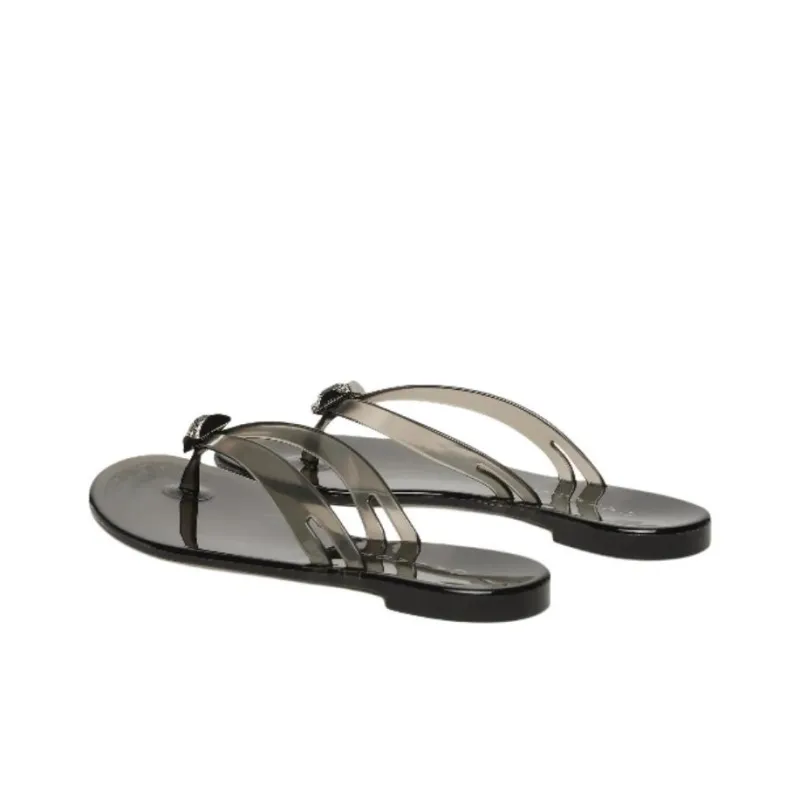 Casadei Jelly Transparent Flip Flops-3