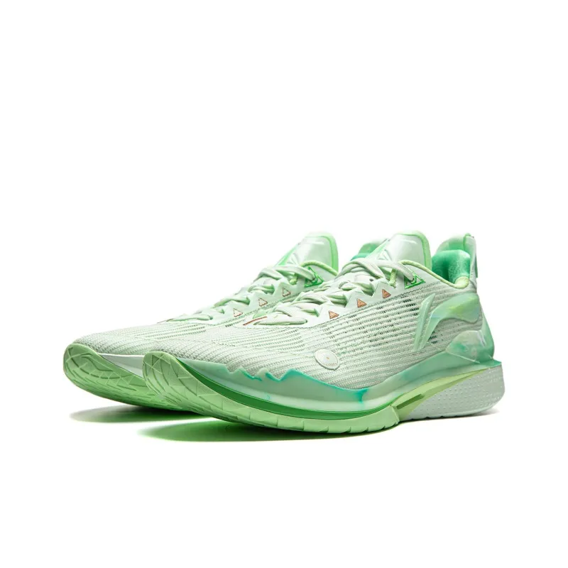 LINING JB2 Basketball Shoes Men Low Top Ethereal Fruit Green-2