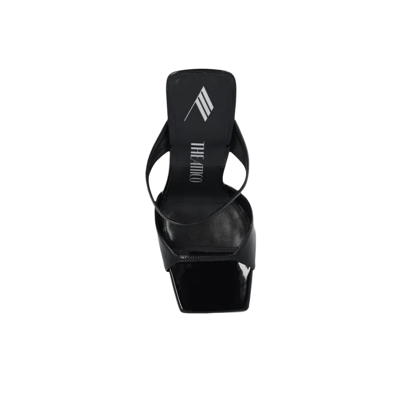 The Attico 110mm Patent-leather Sandals-4