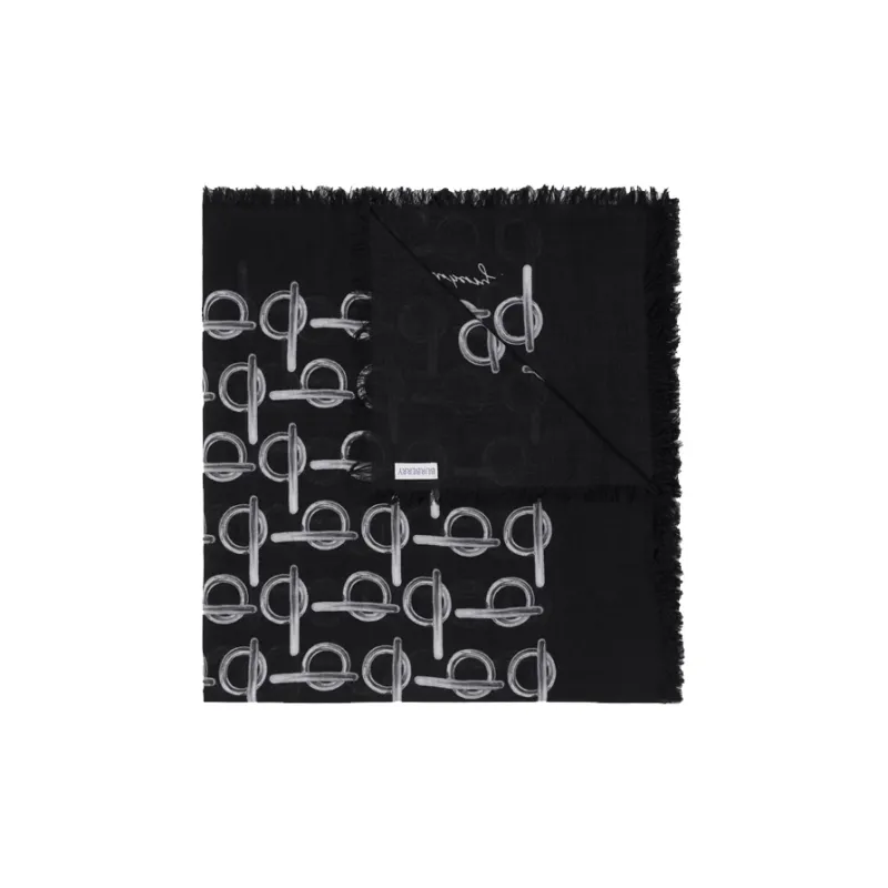 Burberry Skinny Reversible B Wool Scarf-1