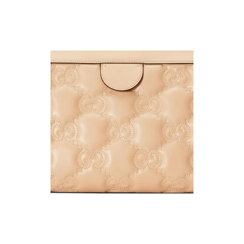 GUCCI GG Matelassé Leather Chain Bag Shoulder Bag Shoulder Bag, Handbag Women's Beige Yellow-8