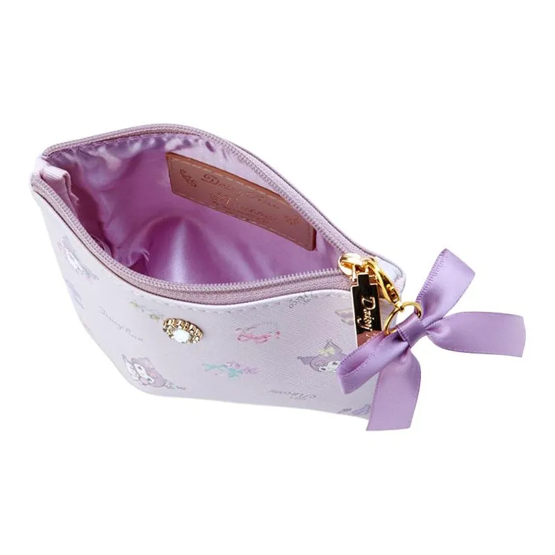 Sanrio PU Card Holder Wallet Mini Women's Purple-1