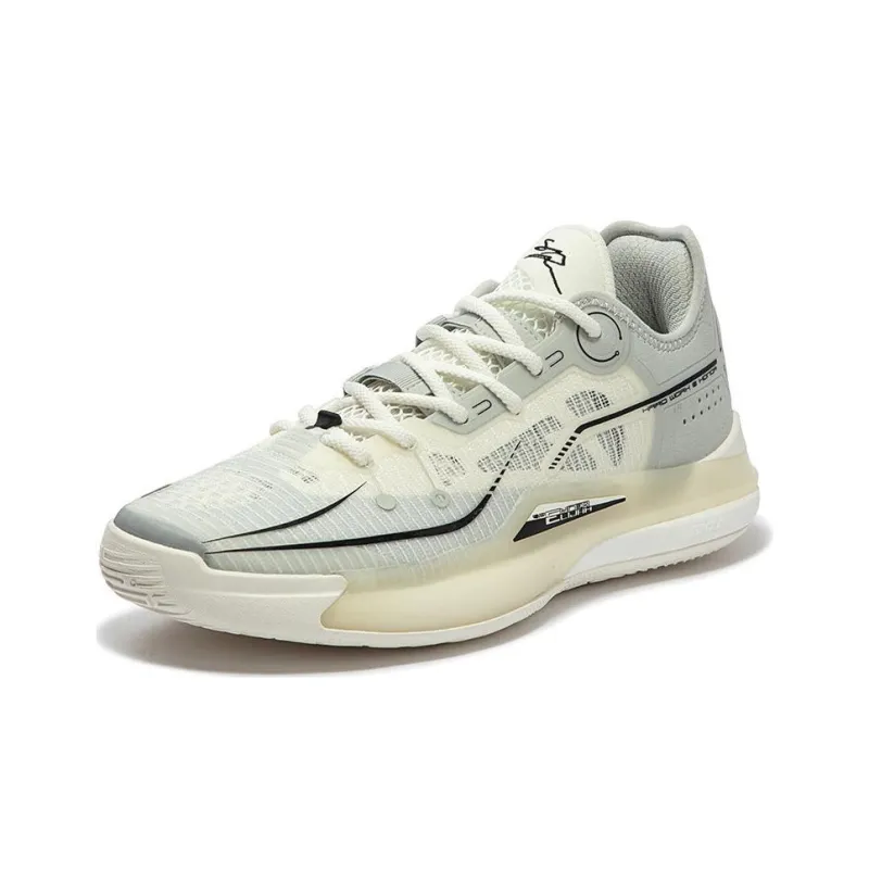 361° DVD2 Spencer Dinwiddie DVD2 SE Slip Resistant Low Top Basketball Shoes Men's Beige Gray-1