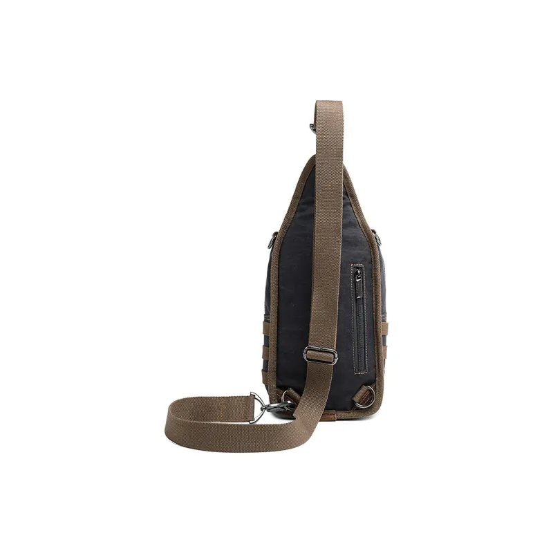WAY ONE Canvas Canvas Bag Sling Bag Regular Unisex Multicolor-2
