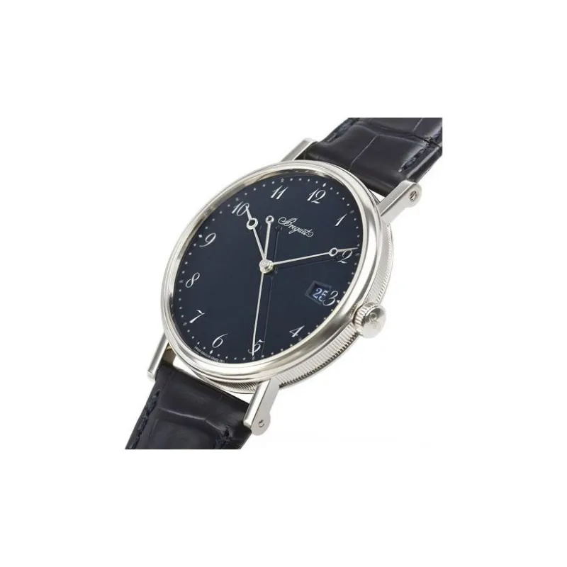 BREGUET CLASSIQUE Collection Automatic Mechanical Movement Men's Watches Watch 38mm Blue Dial-2