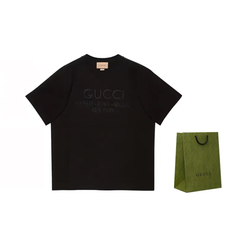 GUCCI T Shirts Men Black-2