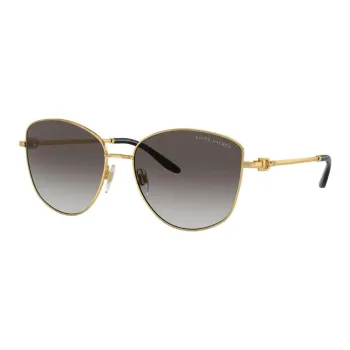 Ralph Lauren Metal Irregular Shape Sunglasses Women's Gold