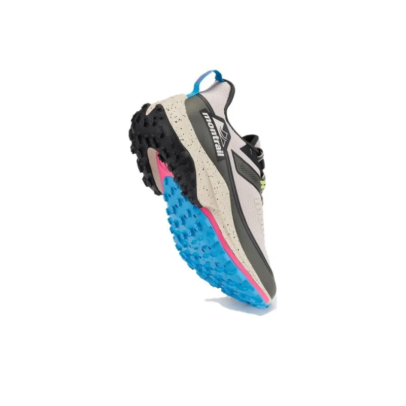 Columbia Montrail Cushioned Slip Resistant Low Top Trail Running Running Shoes Women's Gray Blue-2