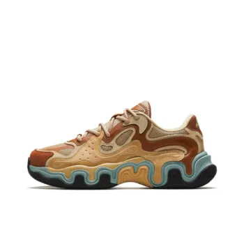 Anta Cushioned Slip Resistant Low Top Casual Shoes Men's Tan
