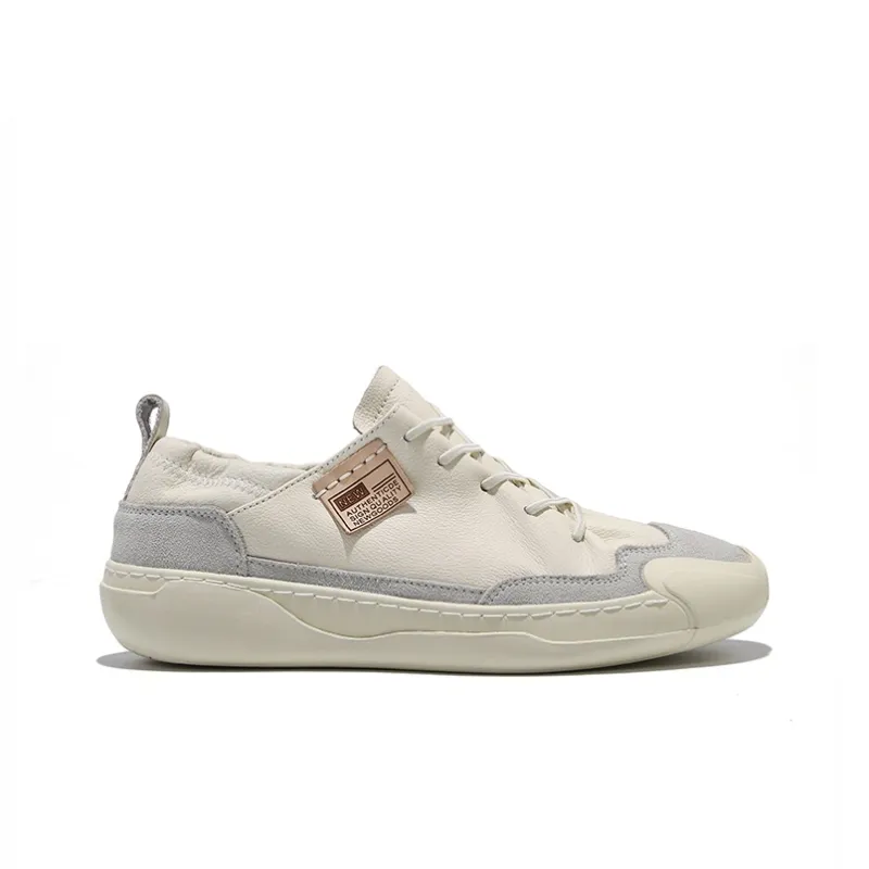 Hautton Jeans Stylish Skateboarding Shoes Men's White-1