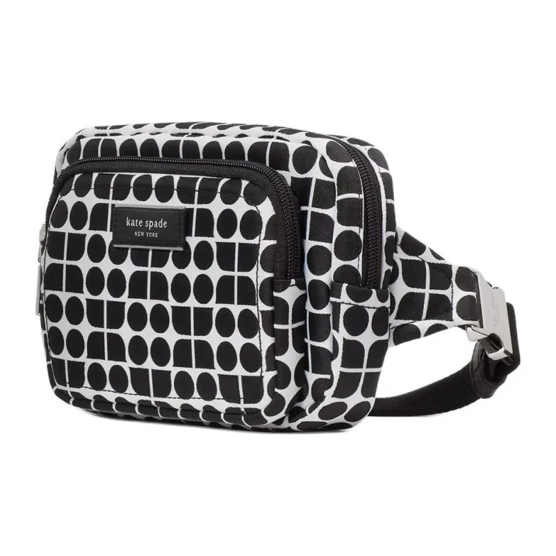 Kate Spade Recycled Jacquard Fabric Fanny Pack Women's Black Multicolor-1