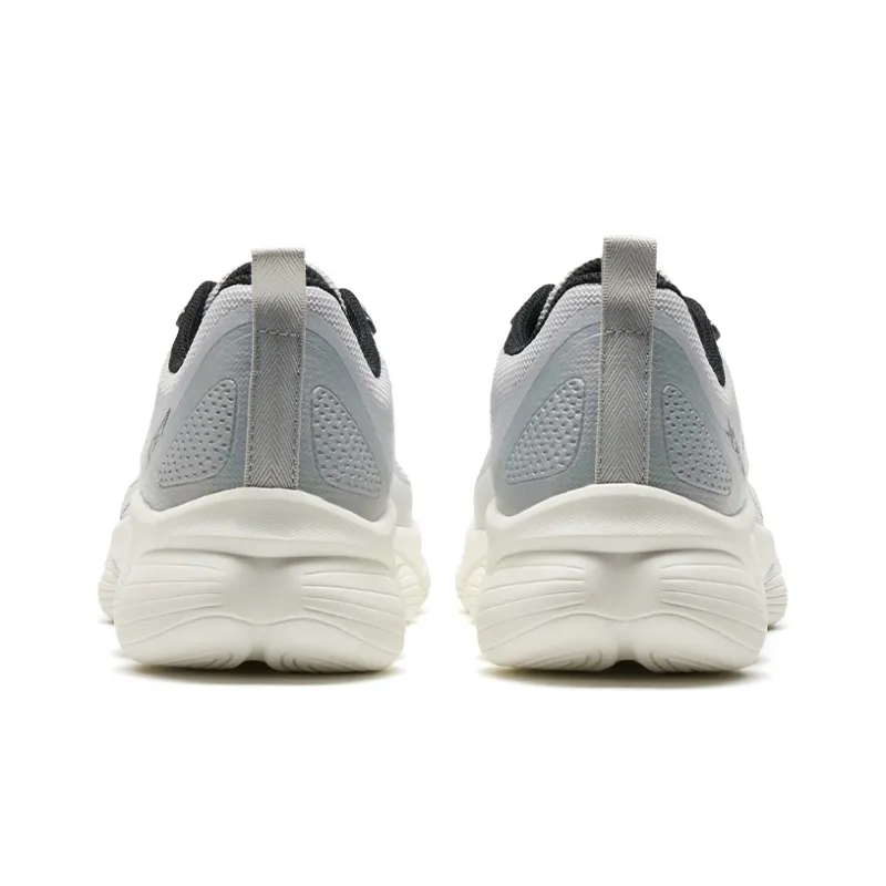 XTEP Running Shoes Men Low Top Lunar Stone Gray/Eco Friendly Gray-3