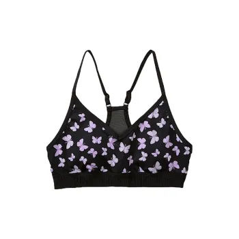 VICTORIA'S SECRET Bra Women's Black Butterfly Print