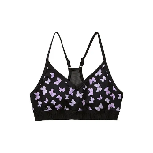 VICTORIA'S SECRET Bra Women's Black Butterfly Print